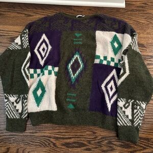 Closed Printed Crew Neck Sweater